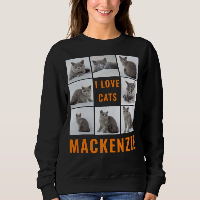 Sweatshirt Photos et nom de l'école personnalisée Femmes pers (Devant)