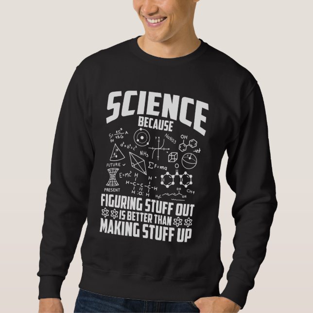 Sweatshirt Physiciste de Science Nerd (Devant)