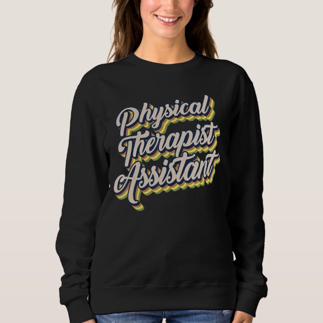 Sweatshirt Physiothérapie rétro Pt Thérapiste Pta Physique Tr (Devant)