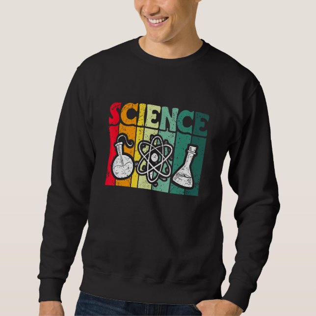 Sweatshirt Physique Enseignant Chimie Espace Physique Science (Devant)