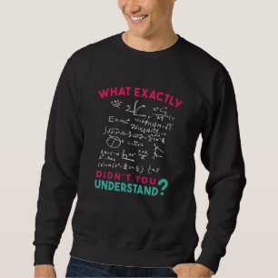 Sweatshirt Physique Math Formule Plaisanterie