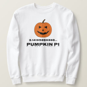 Sweatshirt pi citrouille Funny