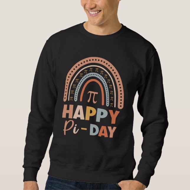 Sweatshirt Pi Day Rainbow Pi (Devant)