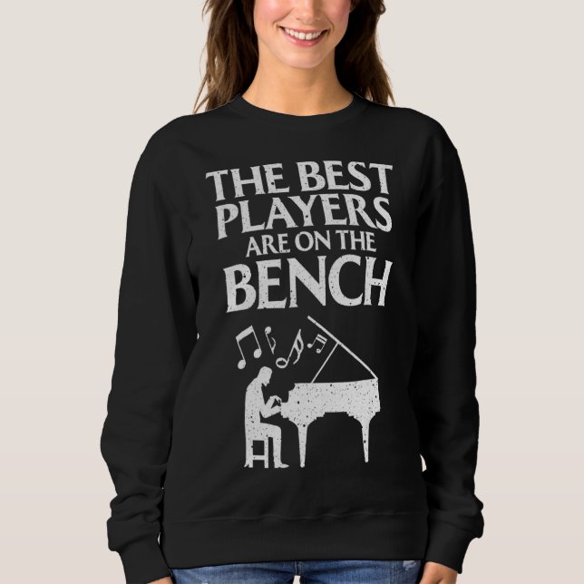 Sweatshirt Piano Art Pour Hommes Femmes Enfants Clavier Piano (Devant)