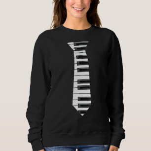 Sweatshirt Piano Necktie Piano Player Pianiste Musique classi