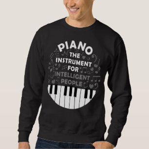 Sweatshirt Piano Pianiste Musique Clavier Musicien Citation G