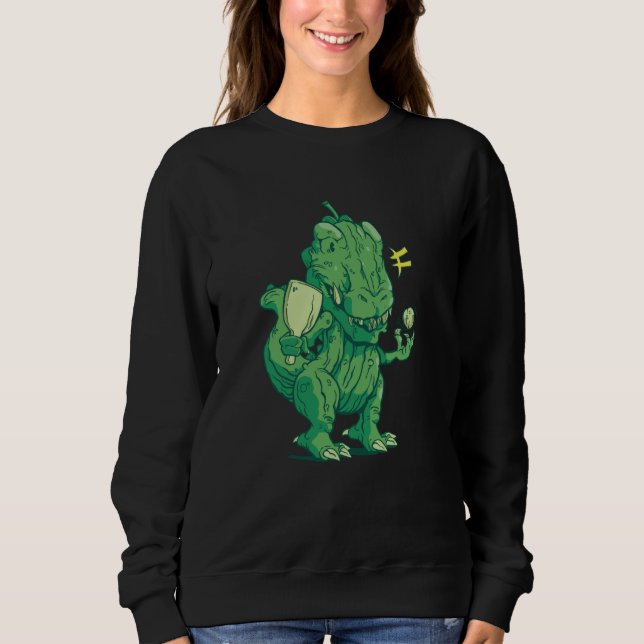 Sweatshirt Pickle Ball Trex Tyrannosaurus Pickleball rex (Devant)