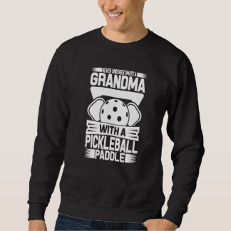 Sweatshirt Pickleball Aiming Paddle Pickleball Player Fun Hob