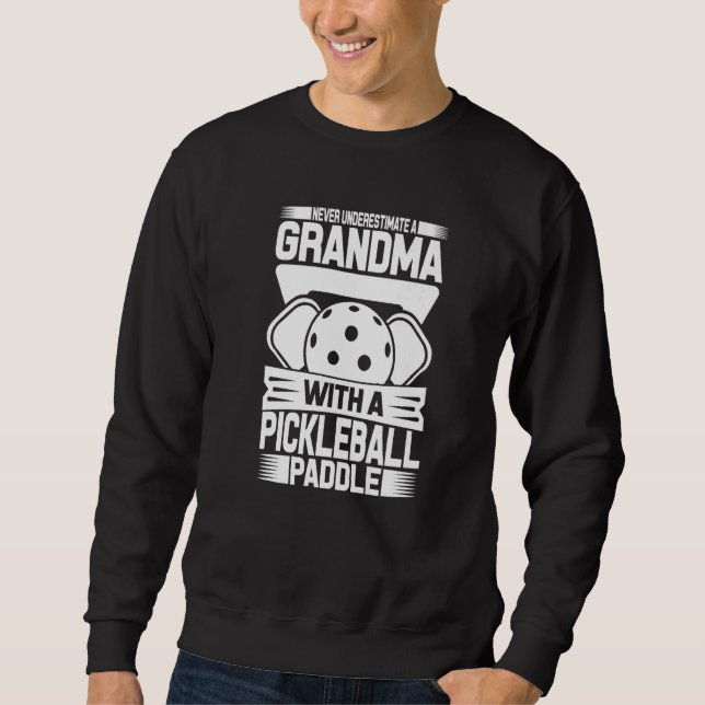 Sweatshirt Pickleball Aiming Paddle Pickleball Player Fun Hob (Devant)
