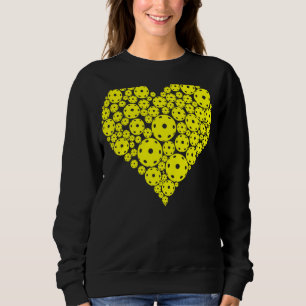 Sweatshirt Pickleball Coeur Pickleball Dink Vêtements Hommes