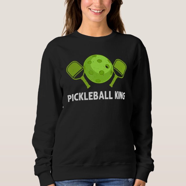 Sweatshirt Pickleball Cool Pour Hommes Papa Palette De Pickle (Devant)