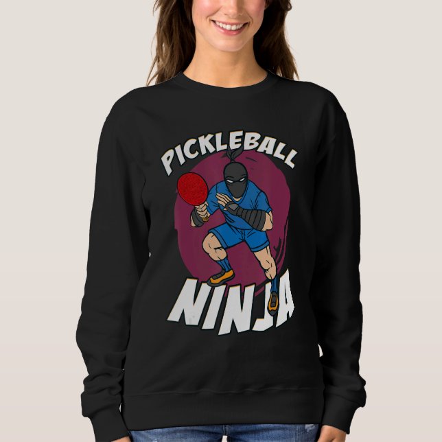 Sweatshirt Pickleball ninja Stealth Master Ninja (Devant)