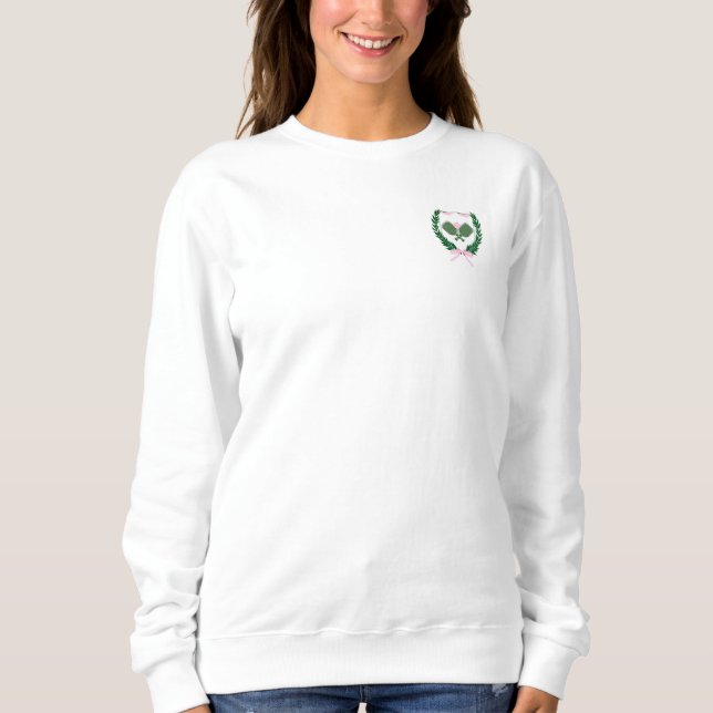 Sweatshirt Pickleball Paddle Crewneck (Devant)