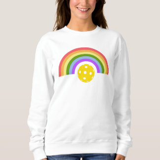 Sweatshirt Pickleball Rainbow