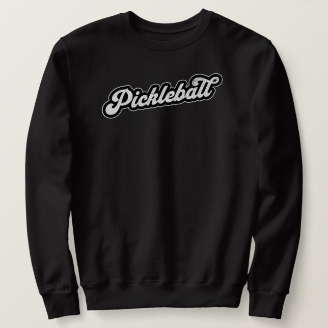 Sweatshirt Pickleball Vintage Retro (Design devant)