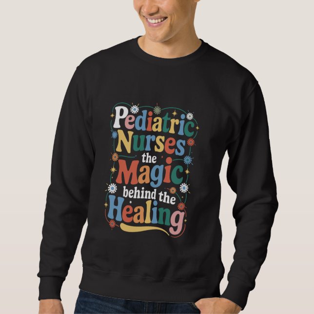 Sweatshirt PICU Conception de pédiatrie pour les enfants en s (Devant)