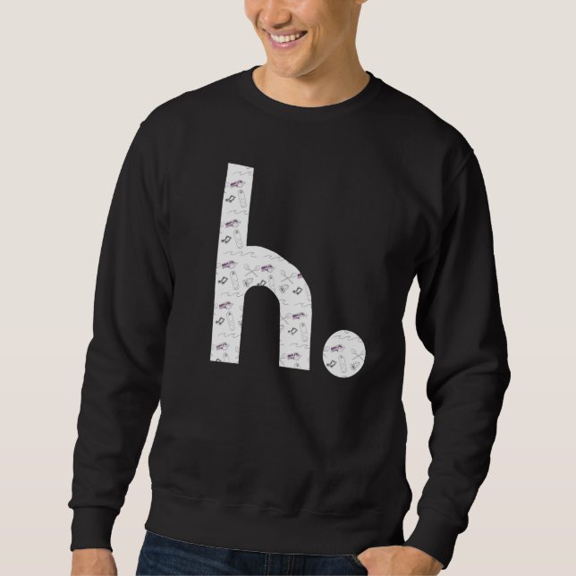 Sweatshirt pièce en t de h (Devant)