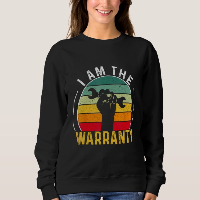 Sweatshirt Pièces de voiture de course Réparateur Mecanicien  (Devant)