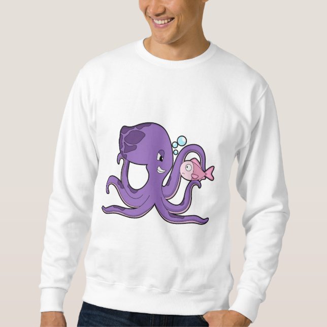 Sweatshirt Pieuvre avec Poisson.PNG (Devant)