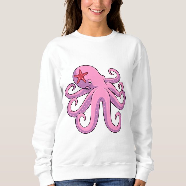 Sweatshirt Pieuvre Étoile de mer (Devant)