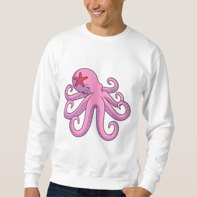 Sweatshirt Pieuvre Étoile de mer (Devant)