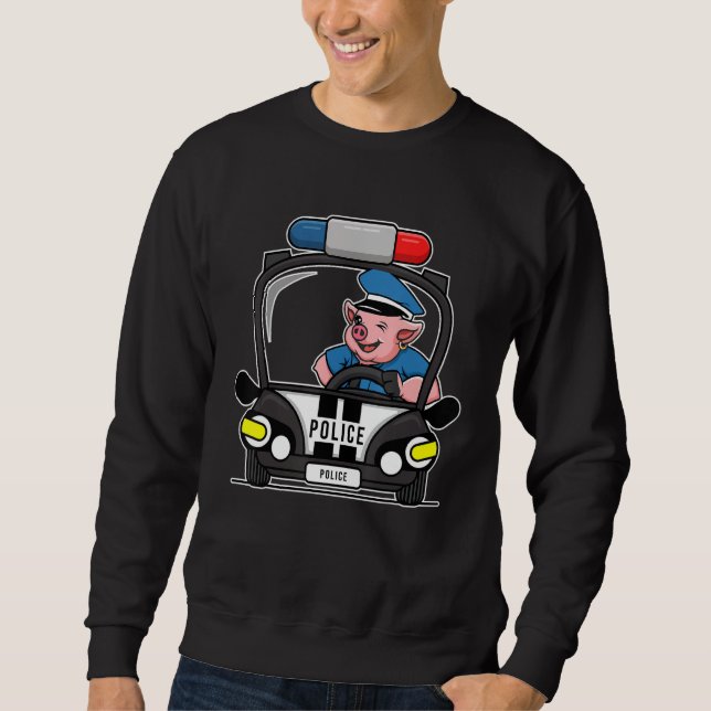 Sweatshirt Pig Cop, Hog Lover, Funny Farm Animal Lover For Me (Devant)
