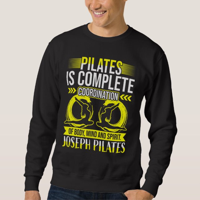 Sweatshirt Pilates Est Une Coordination Complète Citations Sa (Devant)
