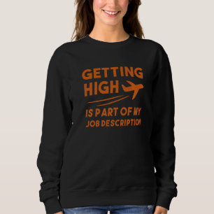 Sweatshirt Pilote d'avion Avion Avion Tenue de déguisement vo