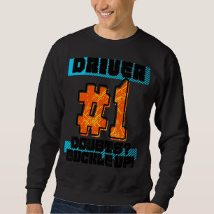 Sweatshirt Pilote de conduite de course de la meilleure décla