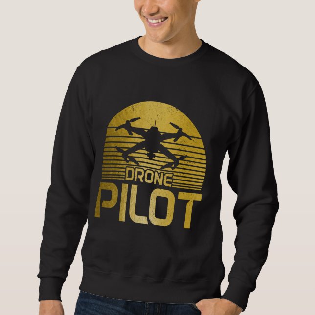 Sweatshirt Pilote de drone Quadcopter Opérateur RC (Devant)