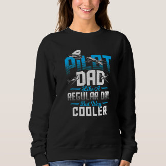 Sweatshirt Pilote papa Comme Papa Régulier Mais Glacière Avio