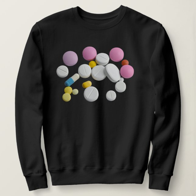 Sweatshirt Pilules colorées (Design devant)