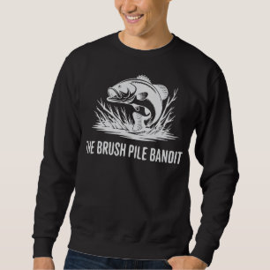 Sweatshirt Pinceau de nom personnalisé Chasseur de basses