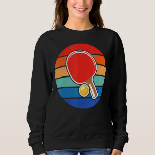 Sweatshirt Ping Ping Design Rétro Sunset Ping
