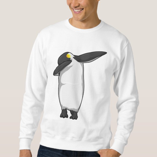 Sweatshirt Pingouin à Hip hop Dance Dab (Devant)