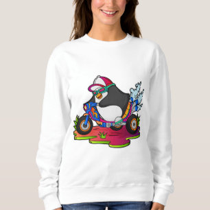 Sweatshirt Pingouin as Biker