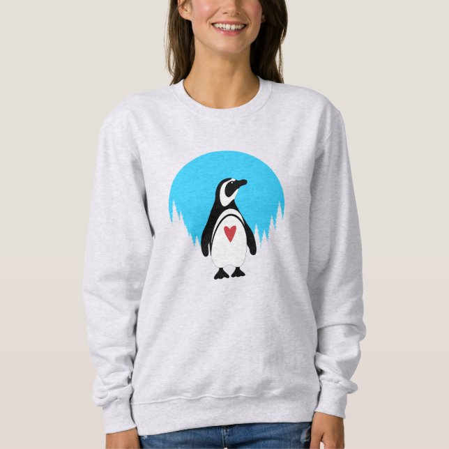 Sweatshirt Pingouin dans la nature (Devant)
