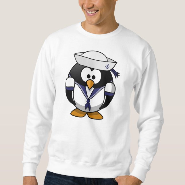 Sweatshirt Pingouin marin (Devant)