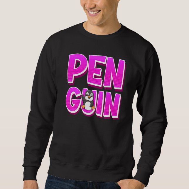 Sweatshirt Pingouin mou Pingouin 1 (Devant)