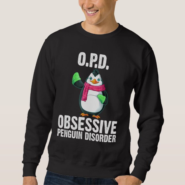 Sweatshirt Pingouin Pour Hommes Femmes Oiseaux Aquatiques Ani (Devant)