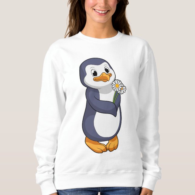 Sweatshirt Pingouin with Daisy (Devant)