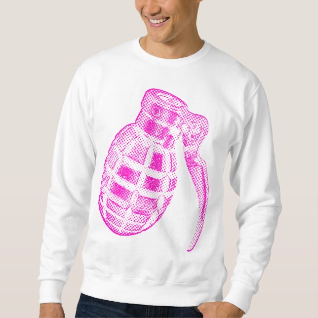 Sweatshirt Pink grenade (Devant)