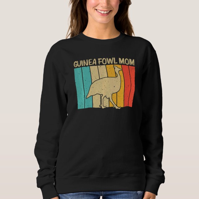 Sweatshirt Pintade pour maman mère oiseau ferme avicole (Devant)