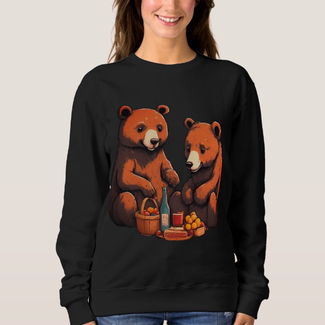 Sweatshirt Pique-nique Bearly Believable (Devant)