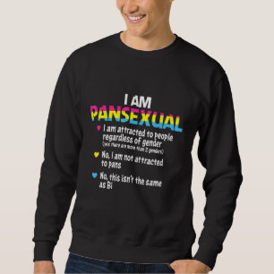 Sweatshirt Pirate Pansexuel Rétro Aime Tous Booty Cute Lgbt P