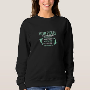 Sweatshirt Pisces Zodiac Signal Faits Anniversaire Astrologie