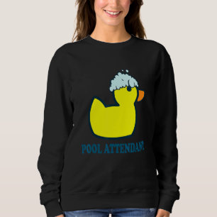 Sweatshirt Piscine Accompagnateur I Canard En Caoutchouc Pisc