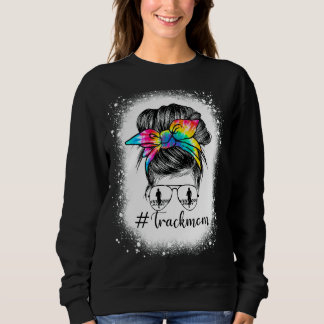Sweatshirt Piste Maman Messy Bun Lunettes de soleil coureur A