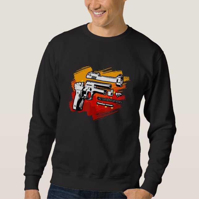 Sweatshirt Pistolet à détails cool (Devant)