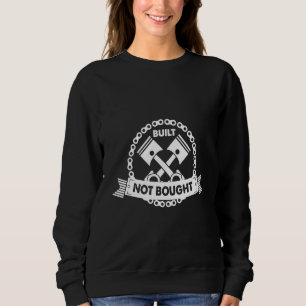 Sweatshirt Pistons Mécaniques Construites Non Achetées Hotrod